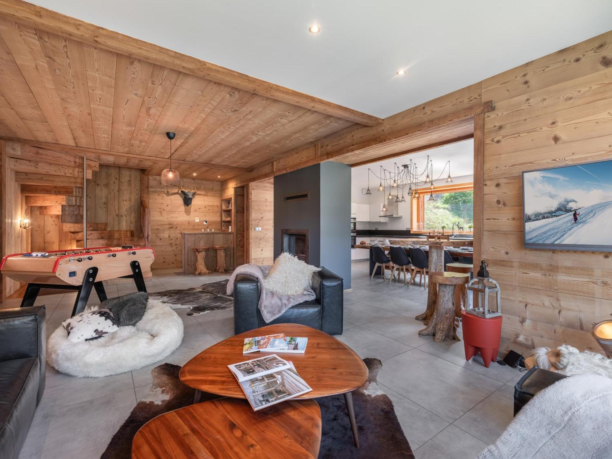 Chalet 1100 - Bo Immobilier Chatel - A Mi-Chemin Du Centre Et Du Linga - Jacuzzi Sauna Et Cheminee Eksteriør bilde