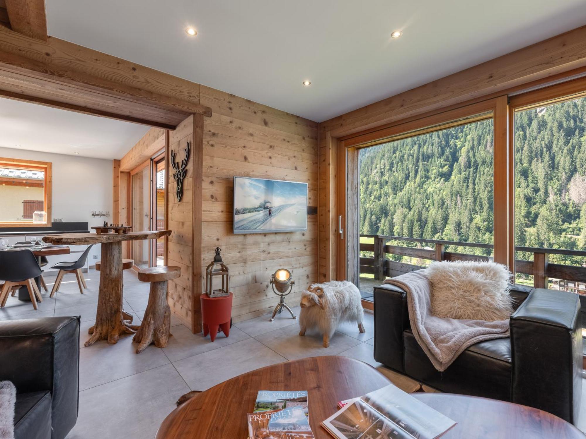 Chalet 1100 - Bo Immobilier Chatel - A Mi-Chemin Du Centre Et Du Linga - Jacuzzi Sauna Et Cheminee Eksteriør bilde
