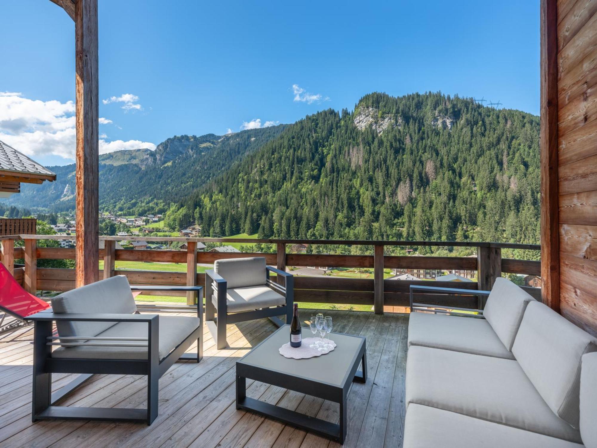Chalet 1100 - Bo Immobilier Chatel - A Mi-Chemin Du Centre Et Du Linga - Jacuzzi Sauna Et Cheminee Eksteriør bilde
