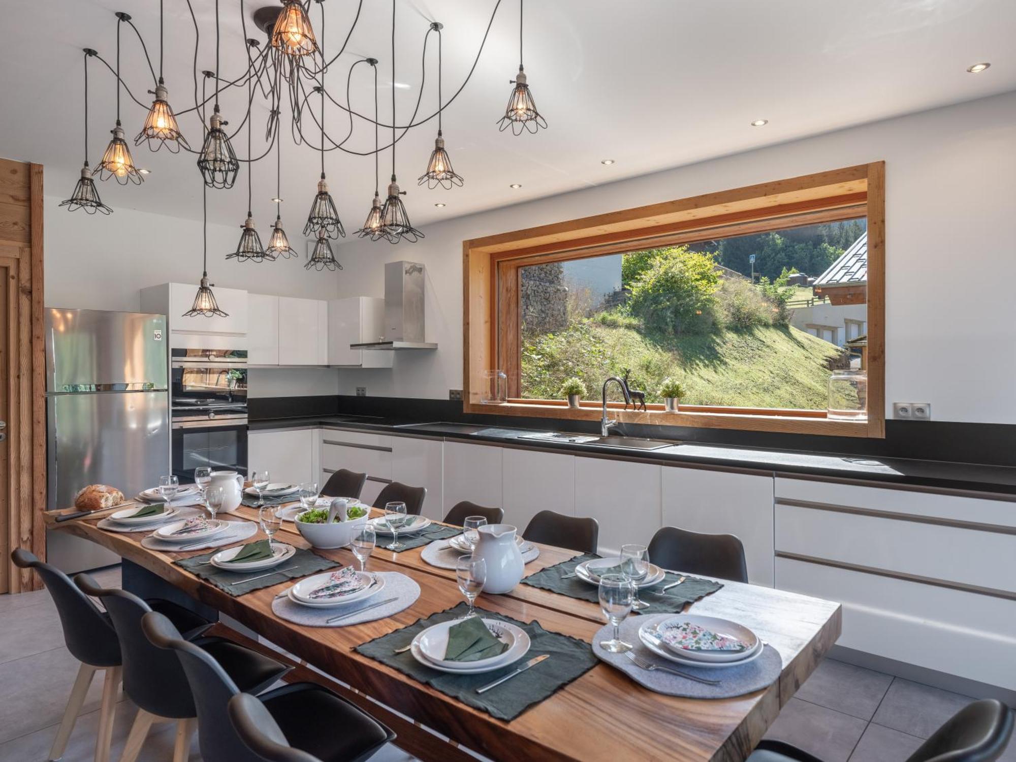 Chalet 1100 - Bo Immobilier Chatel - A Mi-Chemin Du Centre Et Du Linga - Jacuzzi Sauna Et Cheminee Eksteriør bilde